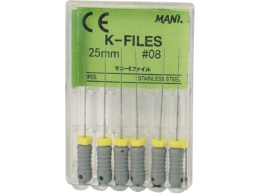 K-Files Mani 25mm Gr.008 6szt.
