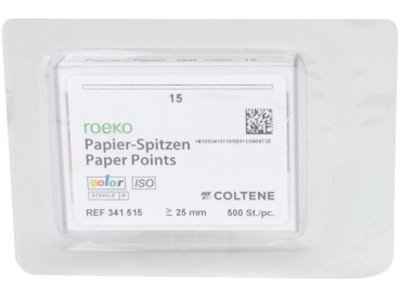 Koncówki papierowe kolor ISO 15 500szt.