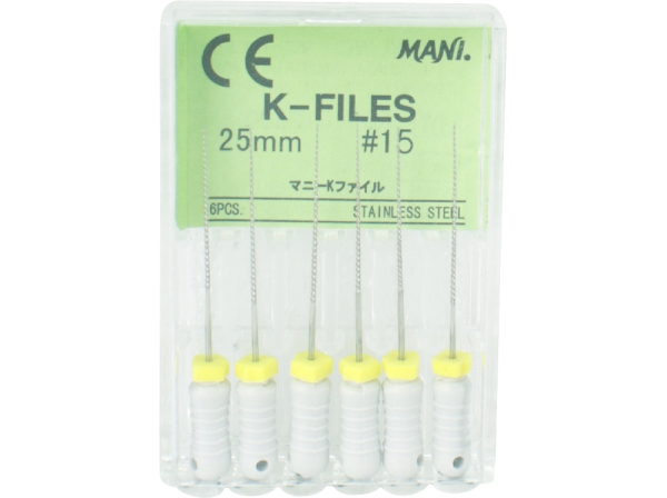 K-Files Mani 25mm Gr.015 Pa
