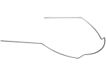 Łuk do wtłaczania (niklowo-tytanowy), .017" x .025", SG, krótki