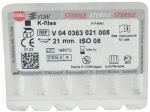 K-file 63/ 08 21mm sterylne 6szt.
