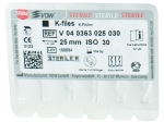 K-file 63/ 30 25mm sterylne 6szt.
